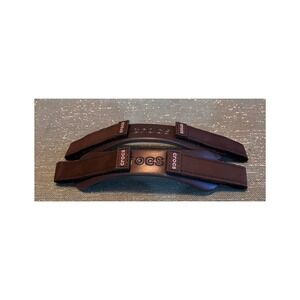 Mens Crocs Heel Strap Replacement Part Dark Brown Pair Yukon Velcro